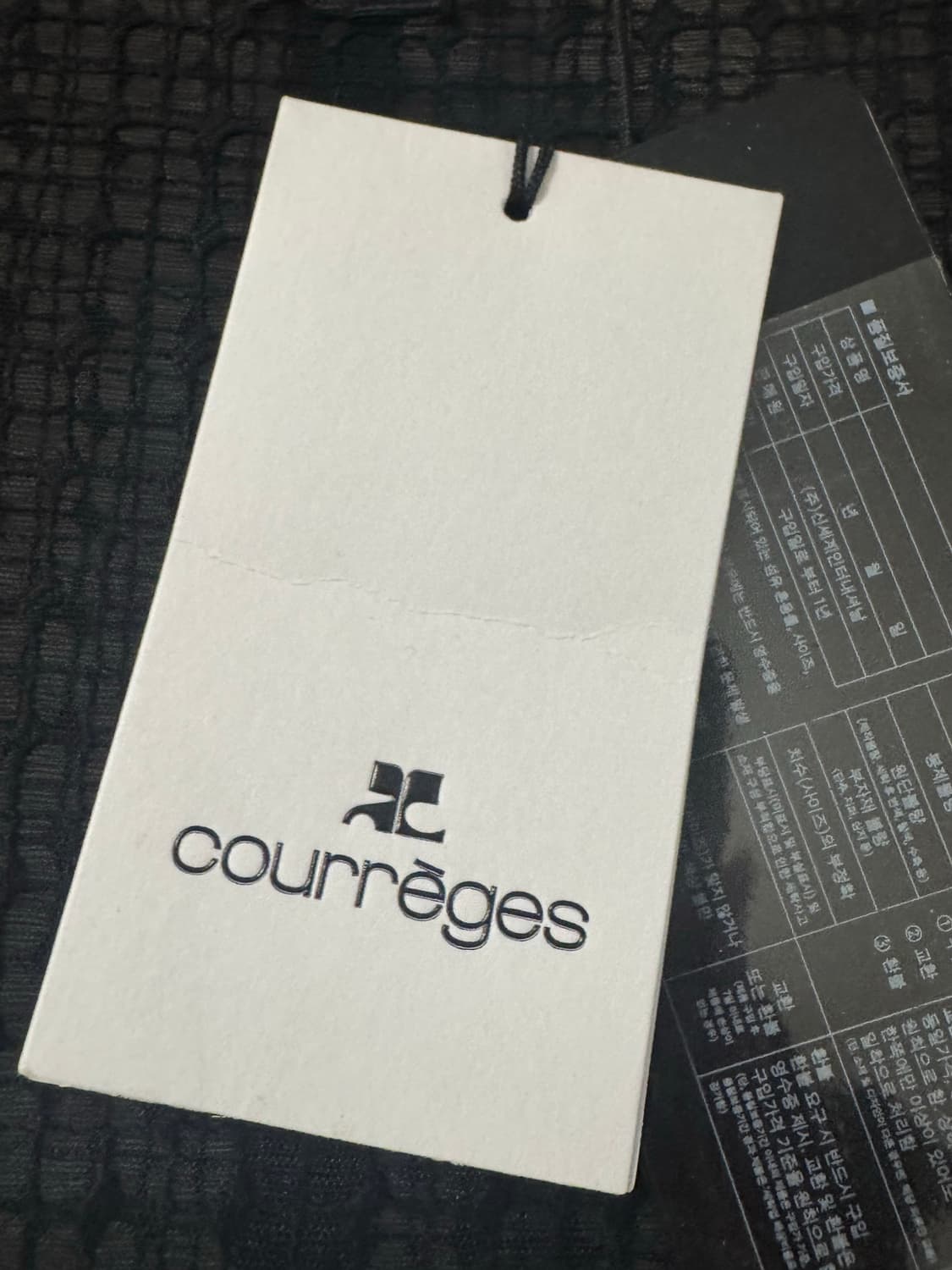 꾸레쥬 레이스 미니 블랙 드레스 새상품 (블랙핑크 리사 착용) 상품이미지5