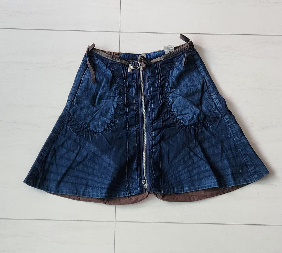 90s 마리떼 프랑소와 저버 빈티지 청 치마 상품이미지1