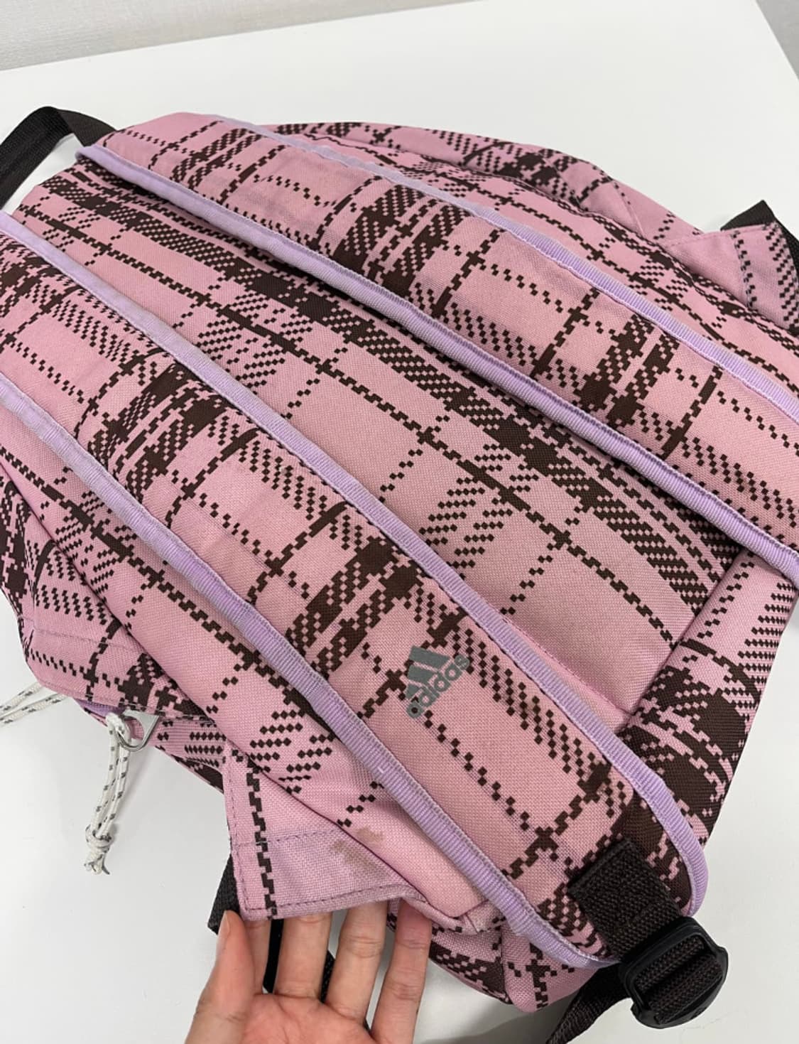 아디다스 체크 백팩 상품이미지3