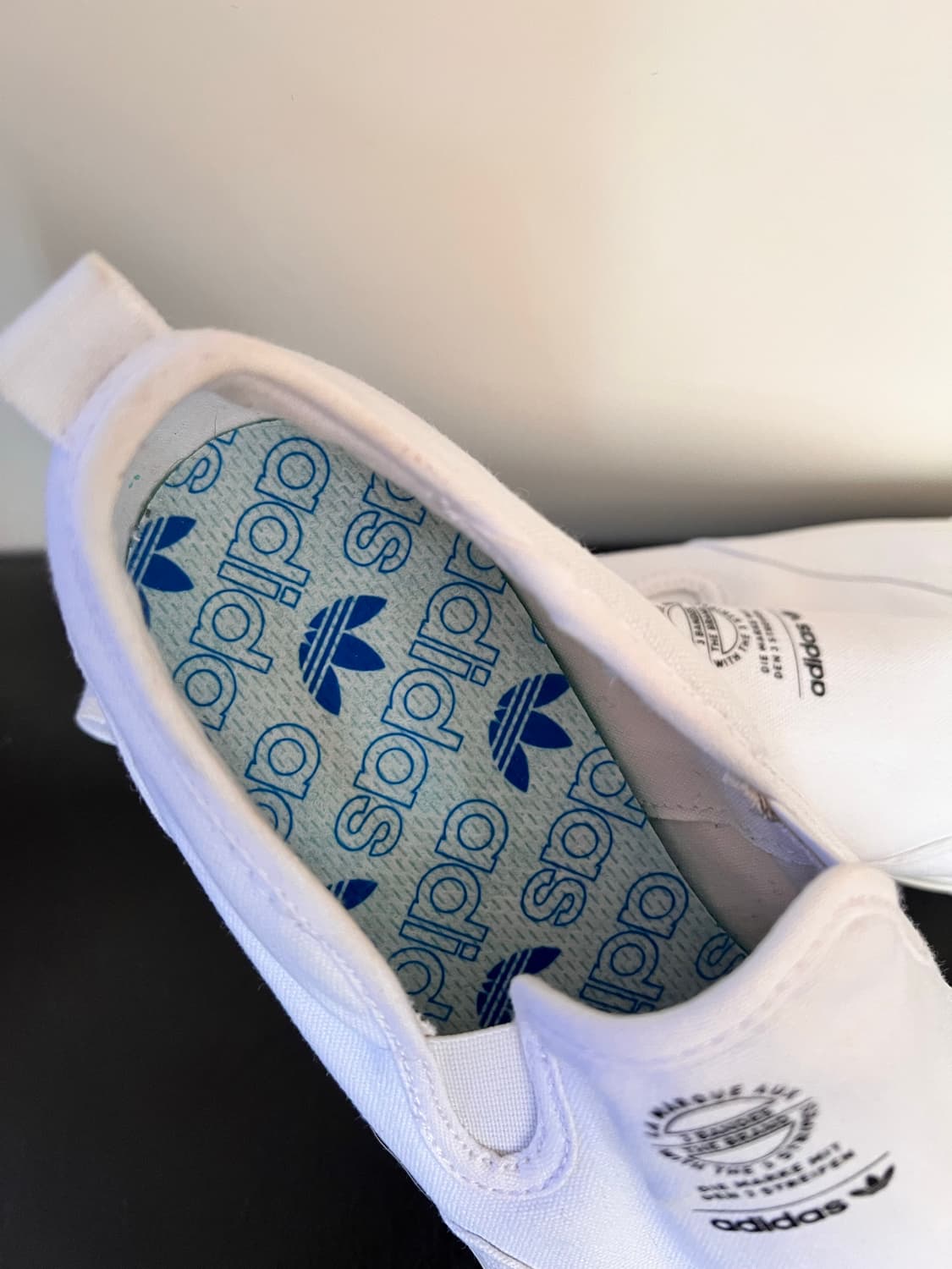 아디다스 니짜 슬립온 화이트 남성 새상품 상품이미지9