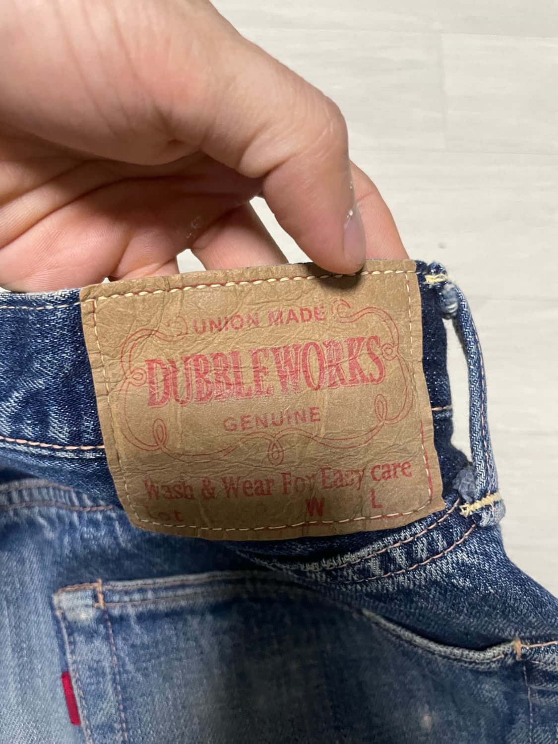 더블웍스 빈티지 셀비지 데님 상품이미지7