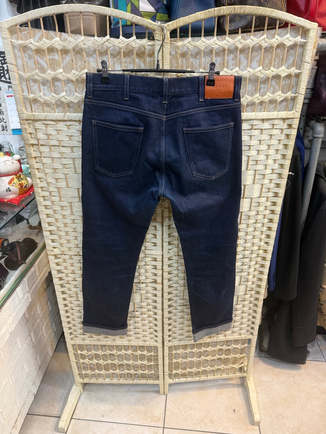 33/21ss 정품 구찌 데님바지 팝니다 상품이미지8