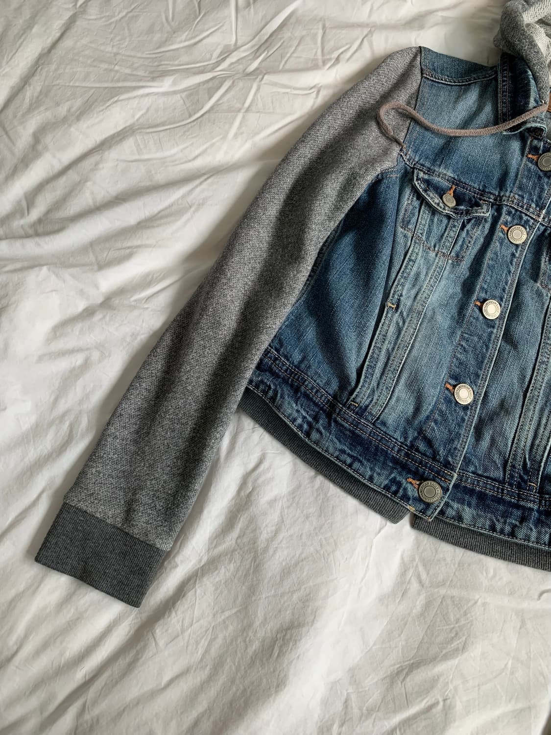 AMERICAN EAGLE 후디 레이어드 청자켓 상품이미지2