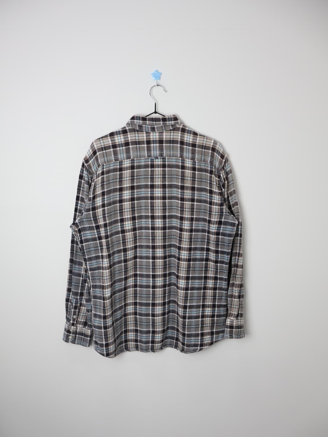 RUSS-K Vintage Plaid Flannel Shirt 상품이미지2