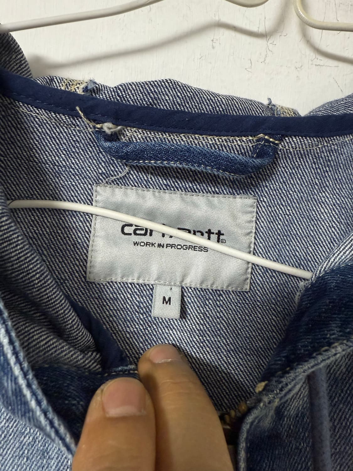 칼하트 WIP OG 엑티브 데님 후드집업자켓 상품이미지4