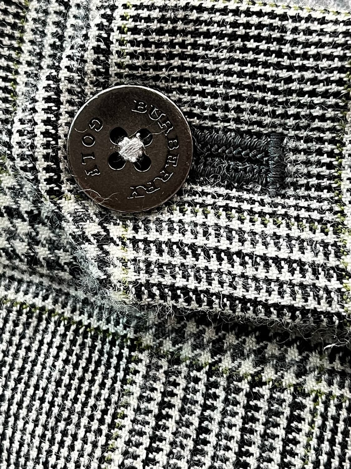 32) 버버리 골프 울 체크 슬랙스  상품이미지7