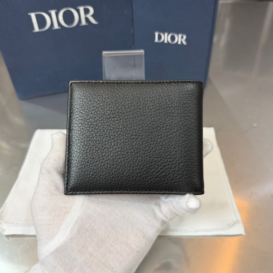 [리오브] 디올 오블리크 새들 자카드 반지갑 상품이미지3