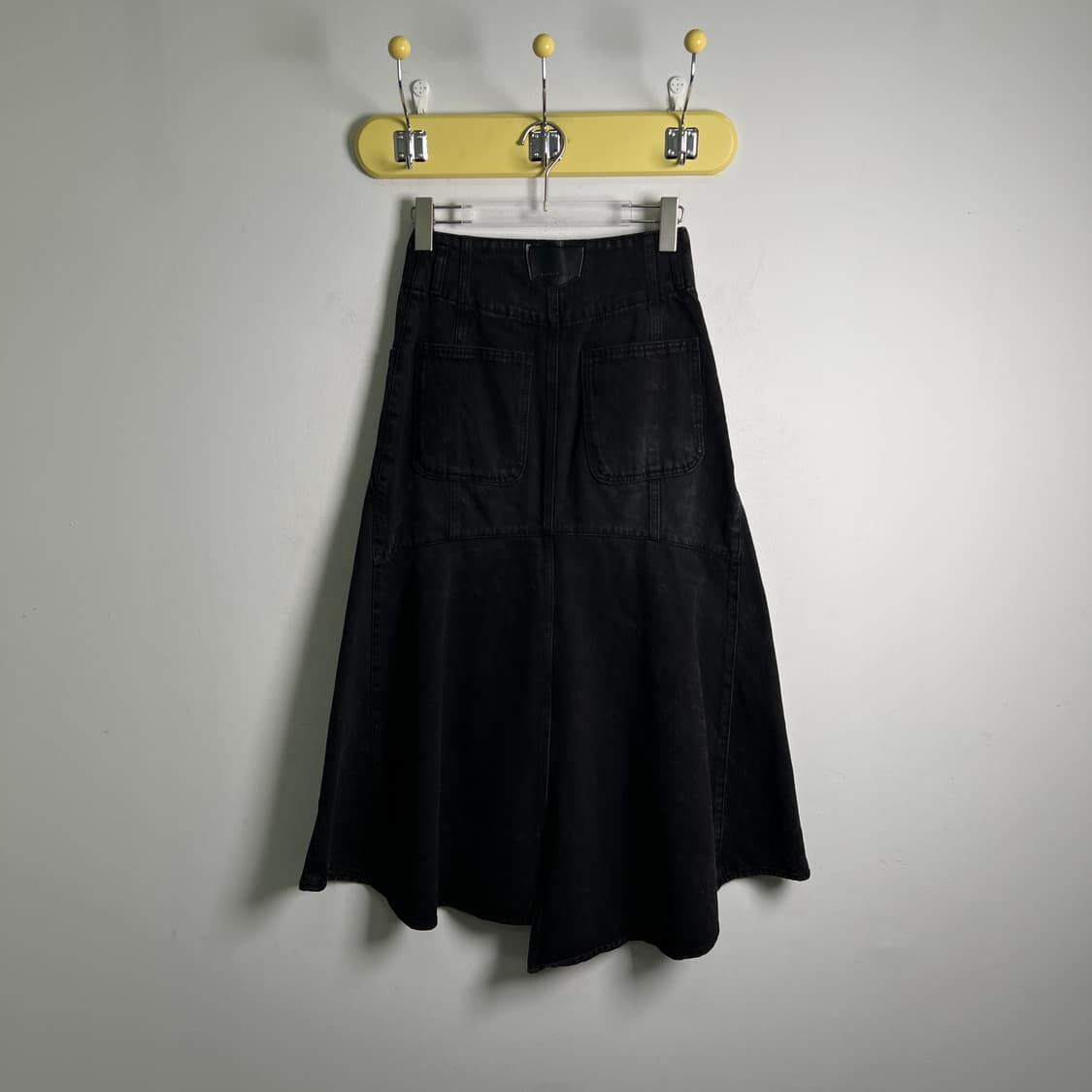 system 시스템 커브 헴 데님 롱 스커트  상품이미지2