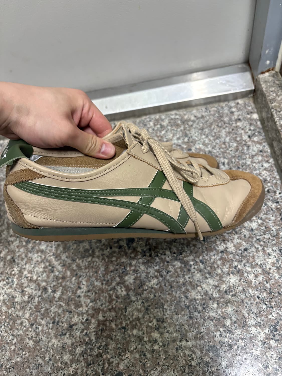 오니츠카타이거 멕시코 66 베이지 그린 상품이미지2