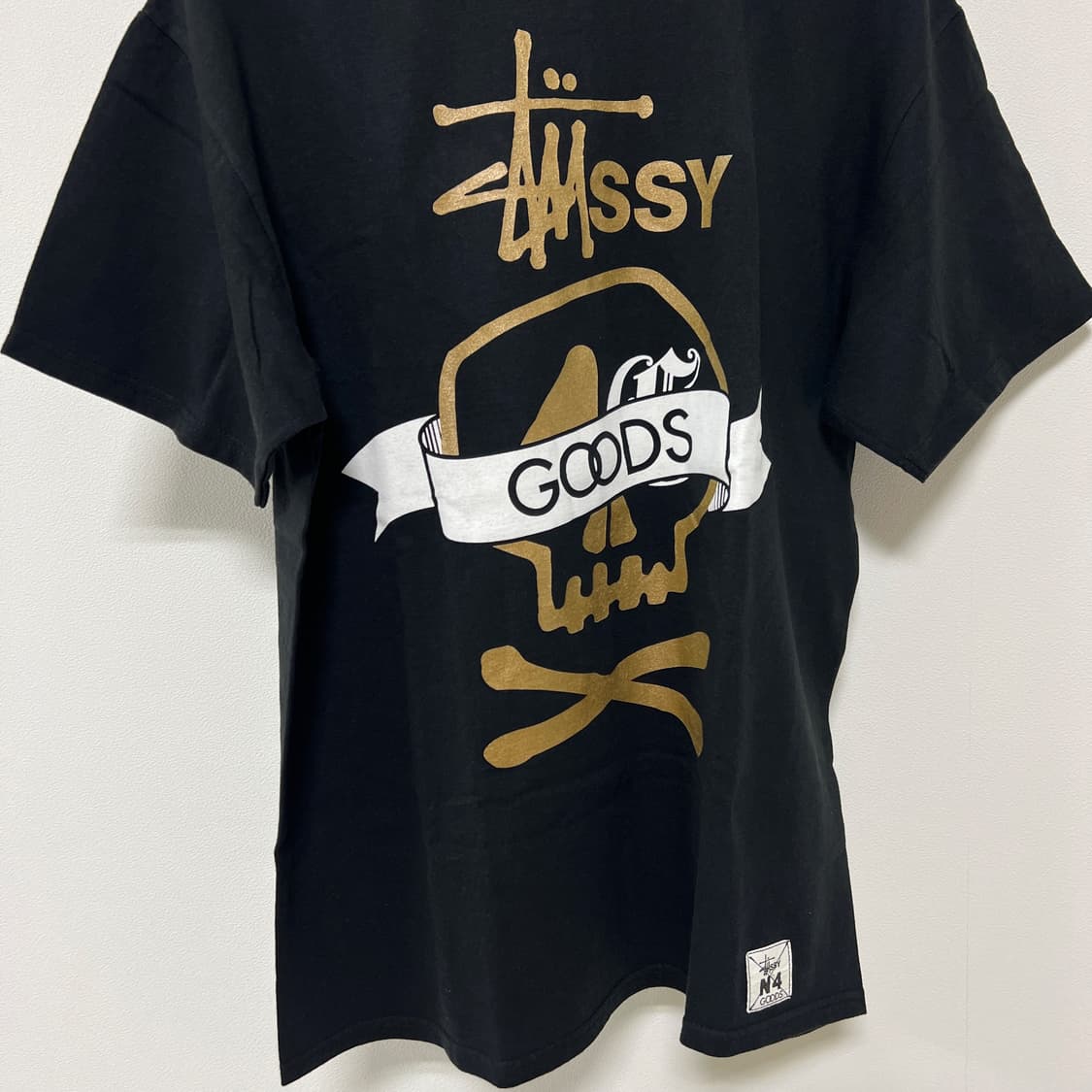 스투시 x GOODS 시애틀 챕터 4주년 스컬 티셔츠 블랙 상품이미지4