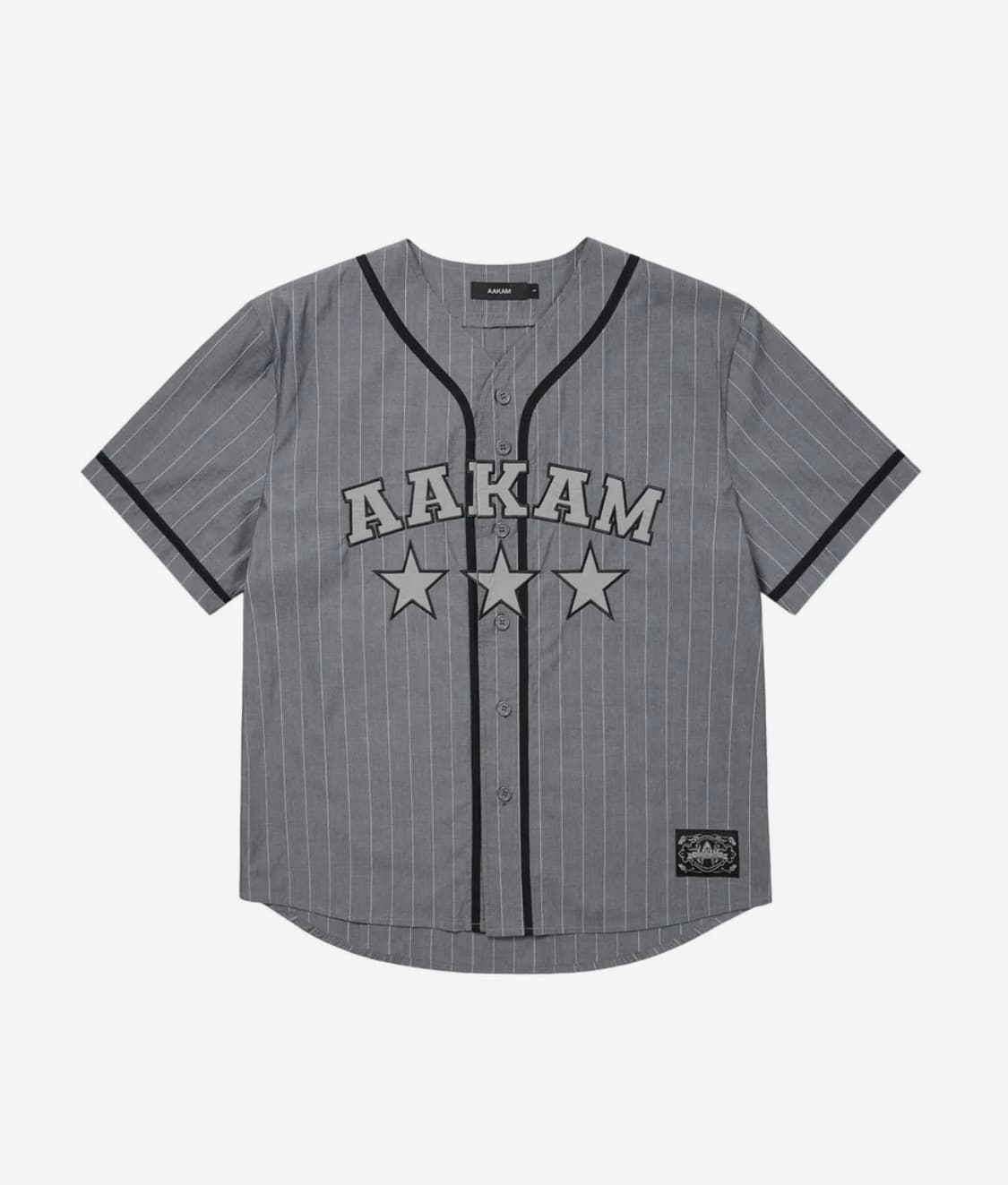 AAKAM Cotton Baseball Jersey (Gray) 상품이미지1