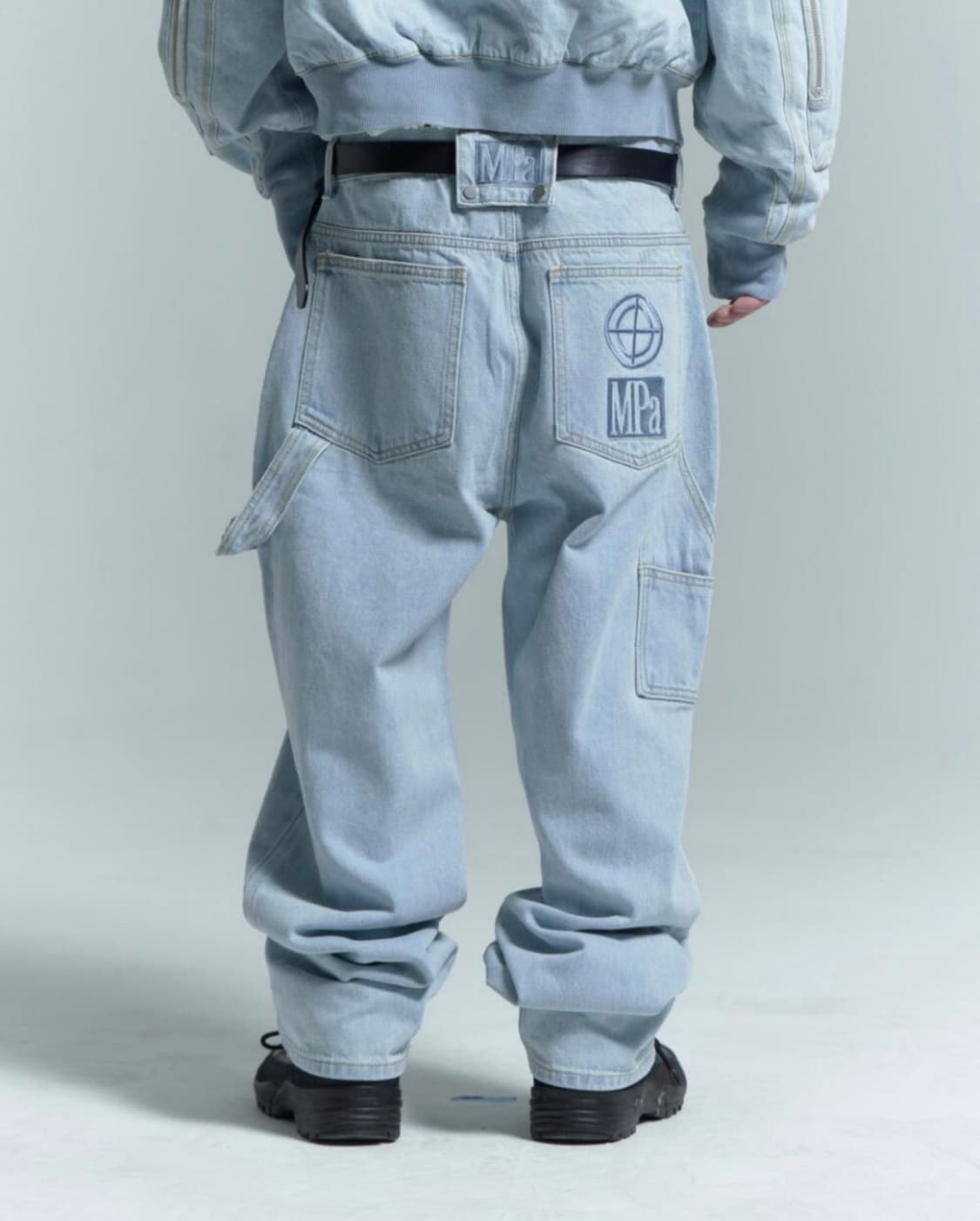 플라스틱프로덕트 MPa PAINTER DENIM PANTS 스틸 블루 상품이미지2