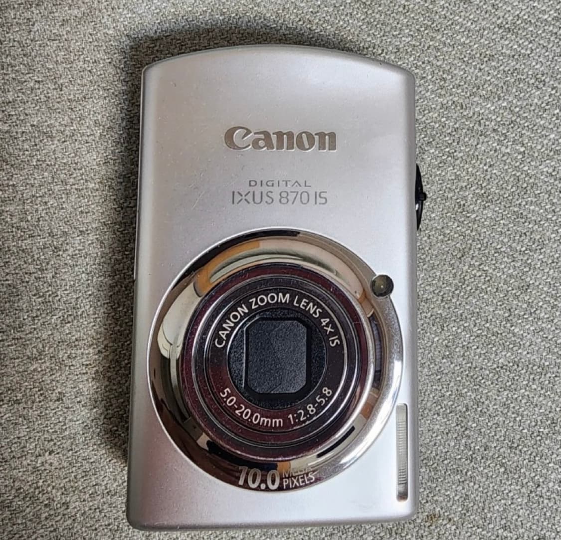희귀) 실버색상 민트급 캐논 익서스 IXUS 870 IS 세 은디카 상품이미지1