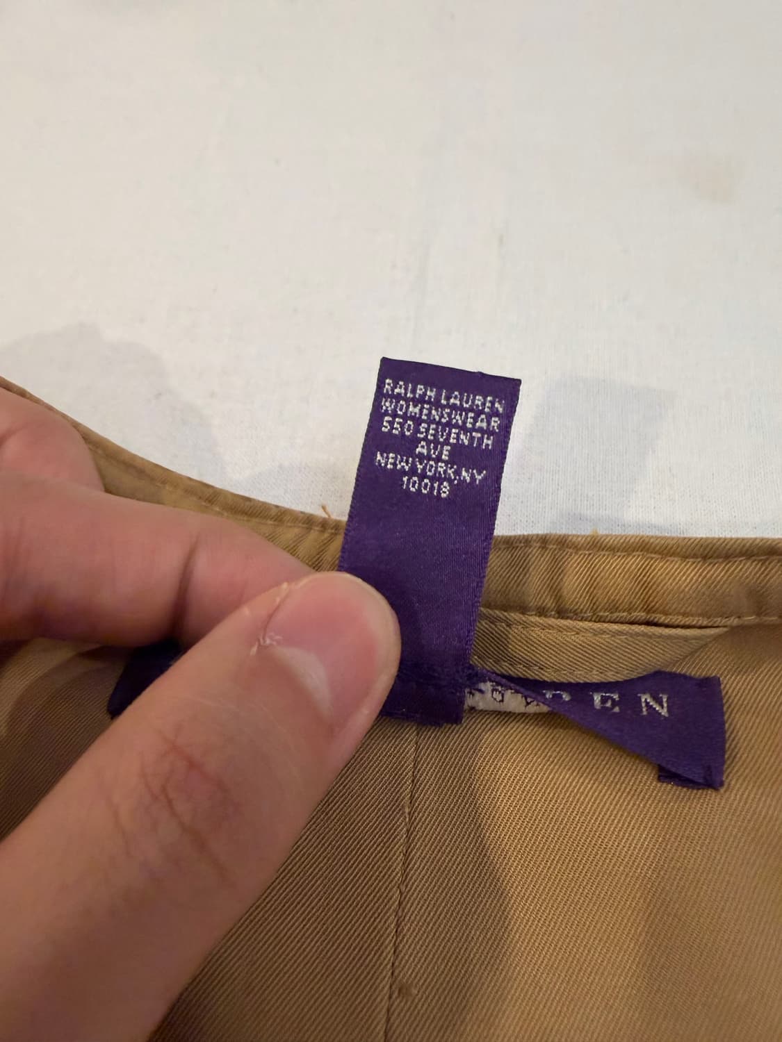 90s 랄프로렌 퍼플라벨 컬렉션 더블 버튼 베스트 카키 상품이미지7