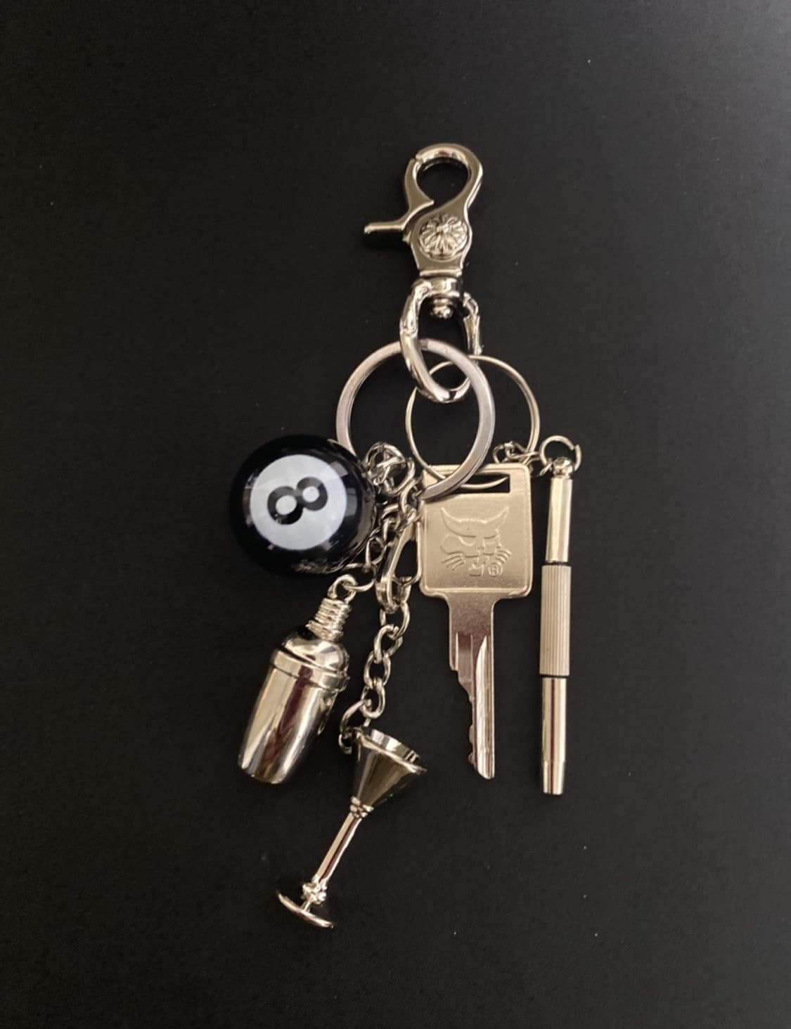 빈티지 감성 바 키링 상품이미지1