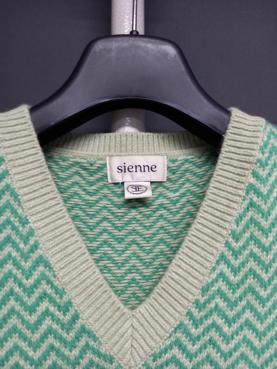 시엔느 춘추동 캐시미어블랜 베스트 F 33-66 상품이미지6