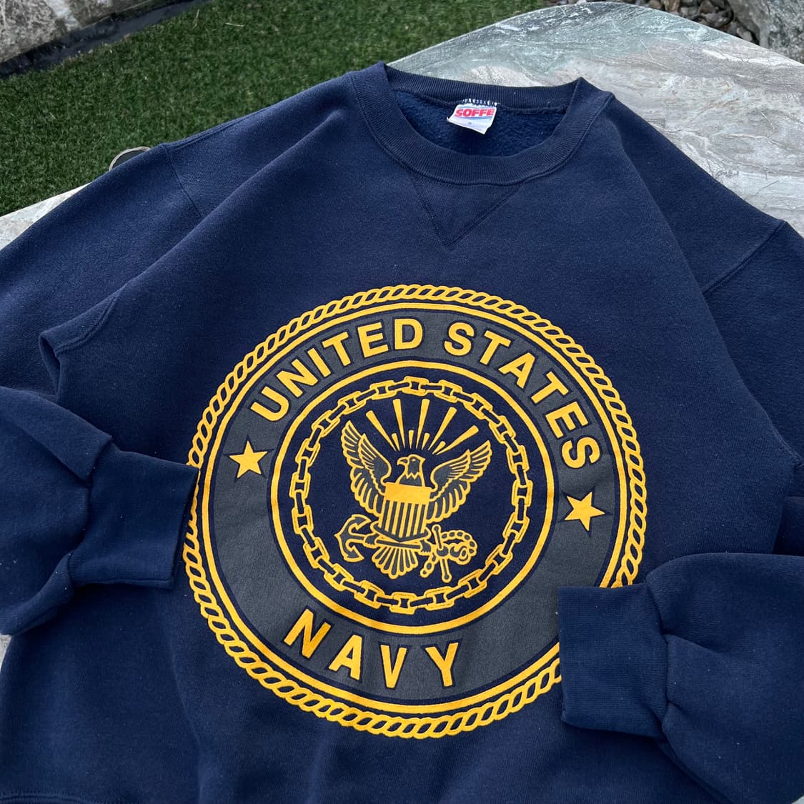 Soffe 소피 네이비실 로고 맨투맨 상품이미지2