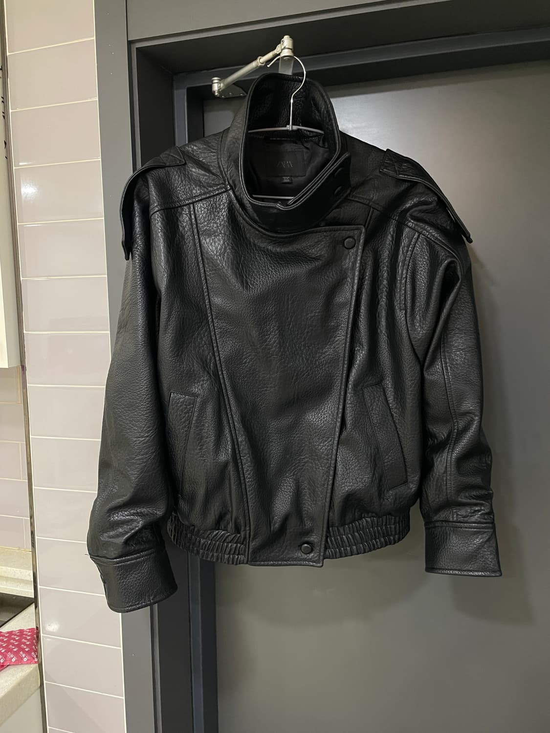 자라 가죽 자켓M(66) 상품이미지1