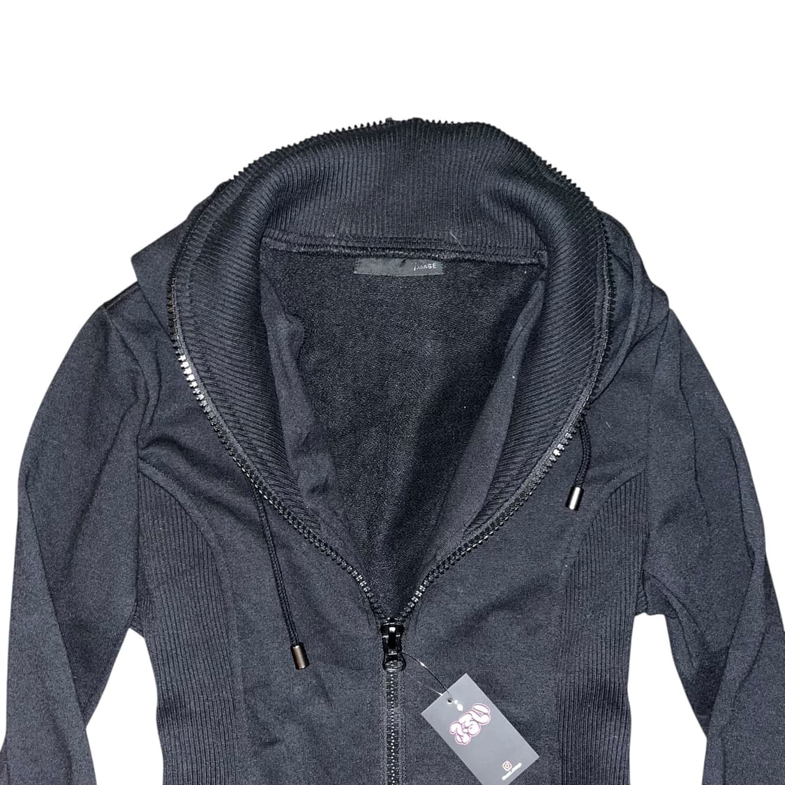 사이드 니트 입체포켓 투웨이 후드집업 y2k펑크갸루 상품이미지2