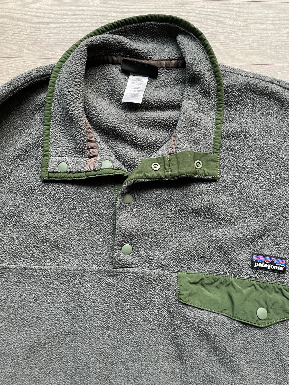 파타고니아 신칠라 그레이 그린 rare patagonia 빈티지 상품이미지4