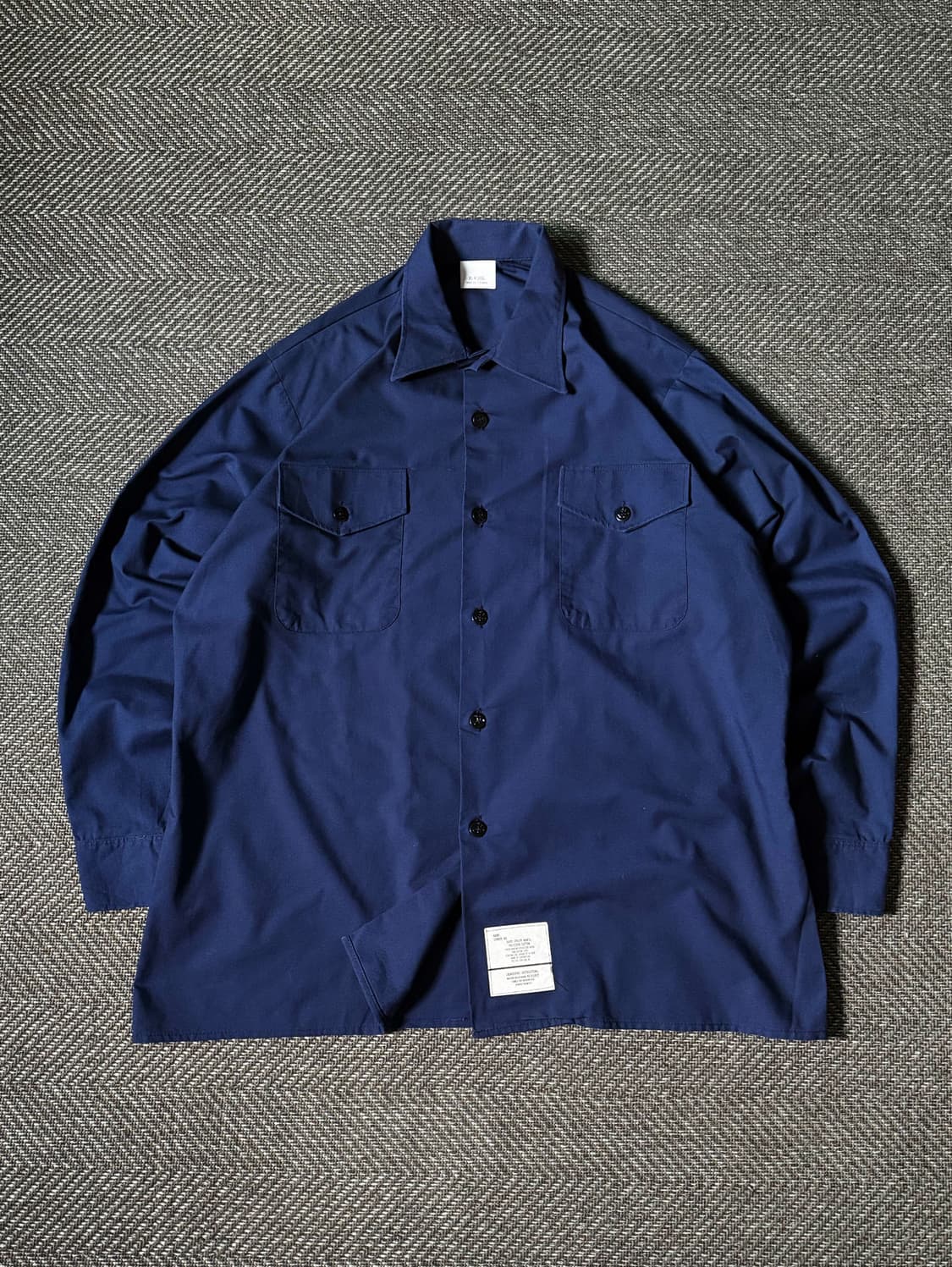 미해군 US NAVY 오리지날 유틸리티 셔츠 (105-110) 상품이미지1