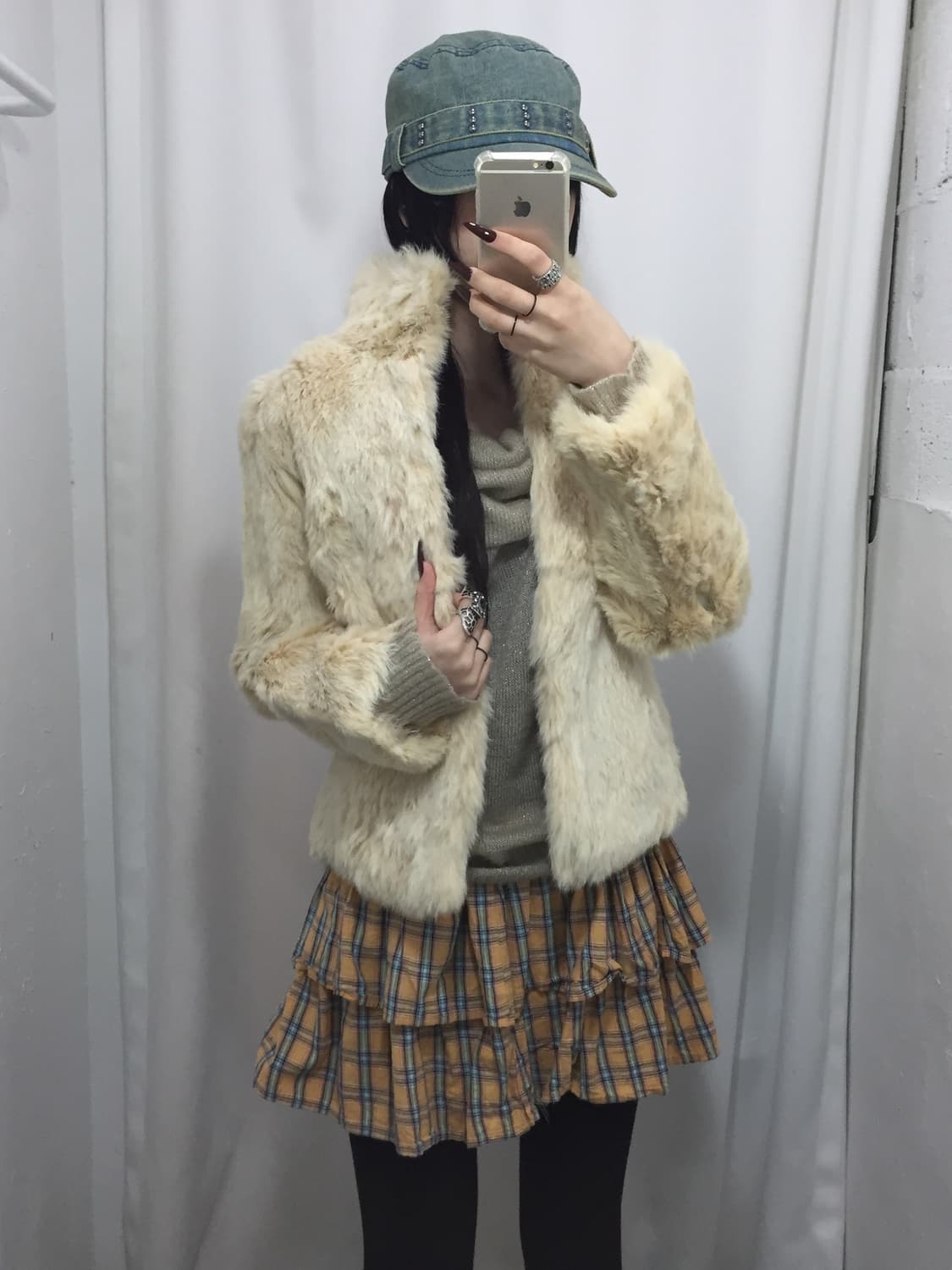 체크 우사기 코디 💚 상품이미지1