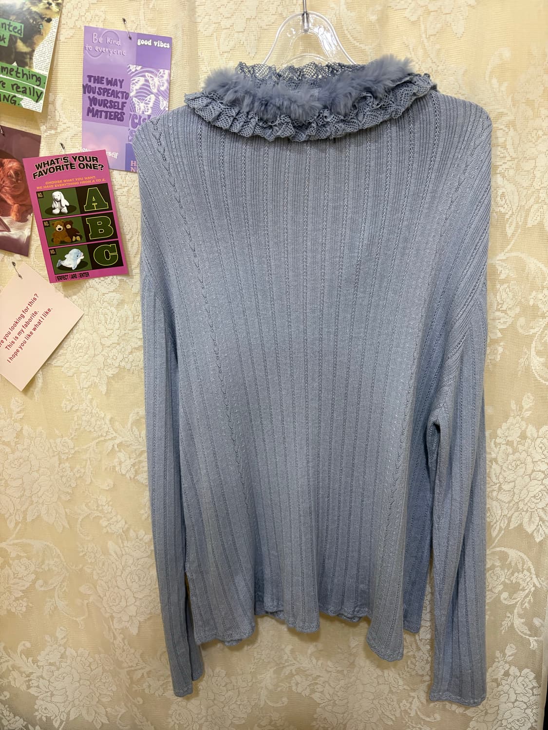 닥스 리얼래빗퍼 니트가디건  상품이미지2