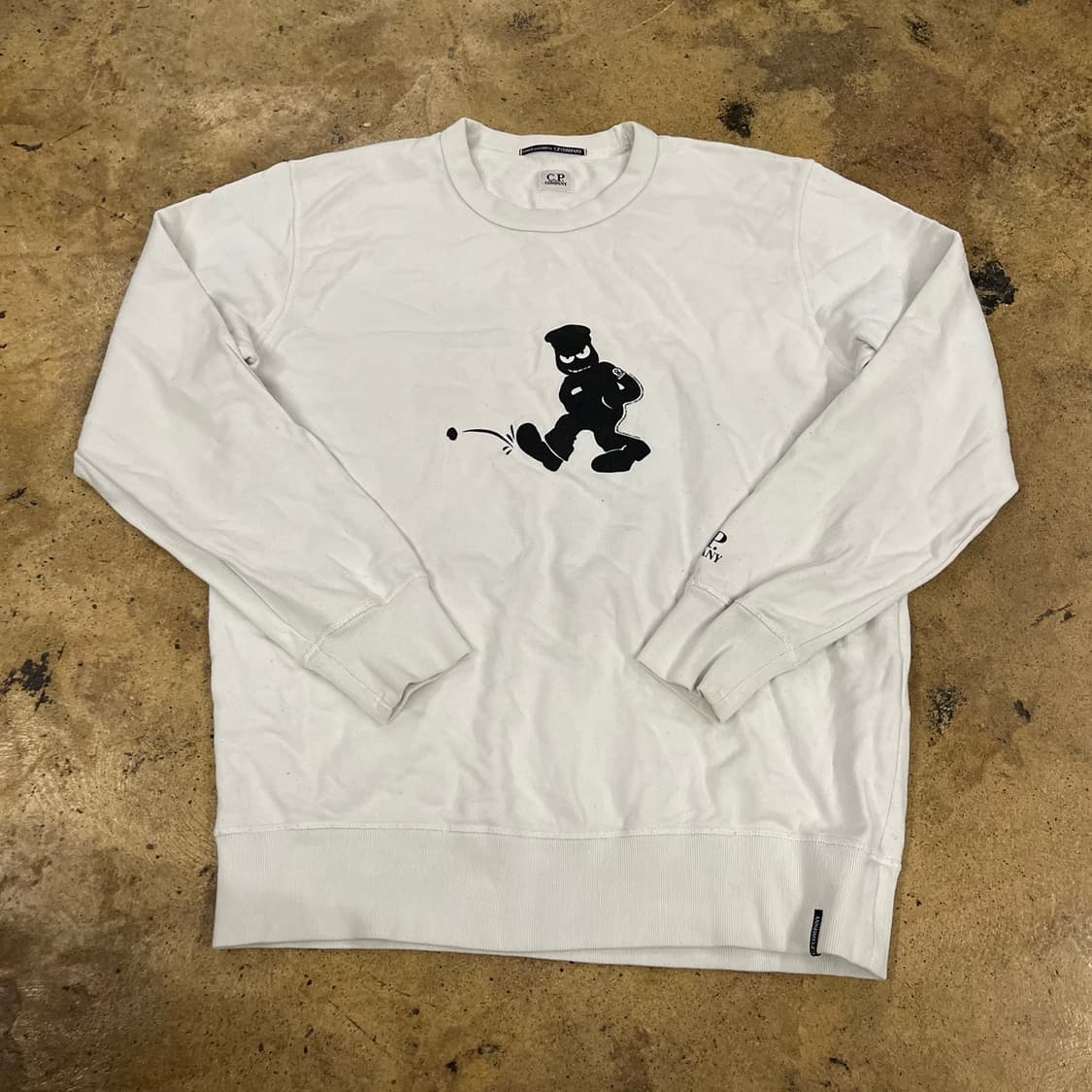 [정품/XL] CP컴퍼니 화이트 캐릭터 맨투맨 b18 상품이미지2