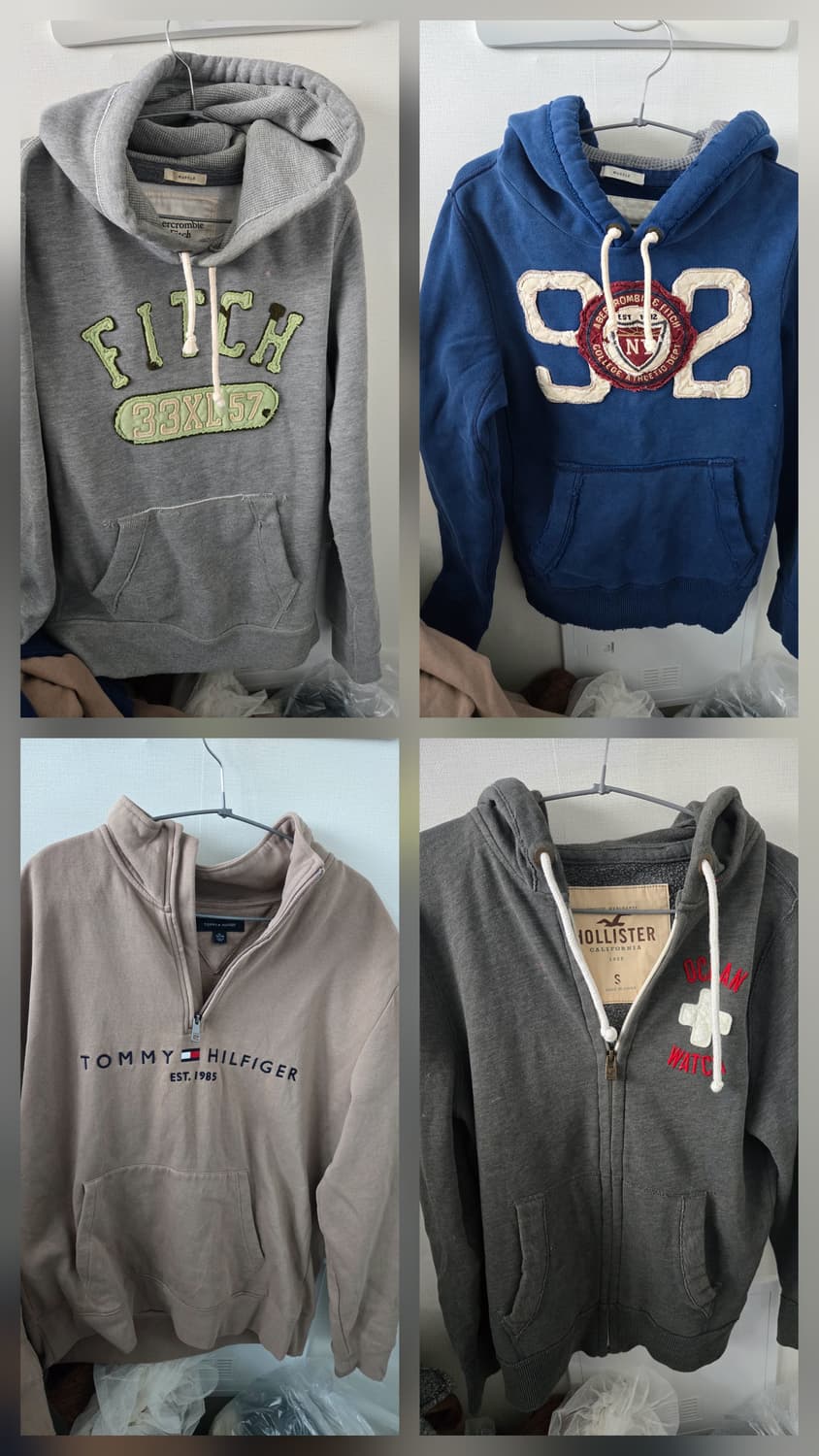 (기모)아베후드.타미반집업.홀리후드집업 상품이미지1