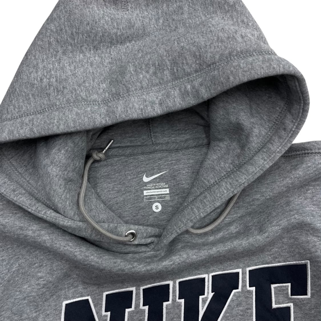 나이키 블랙 패치로고 그레이 후드 S 상품이미지5