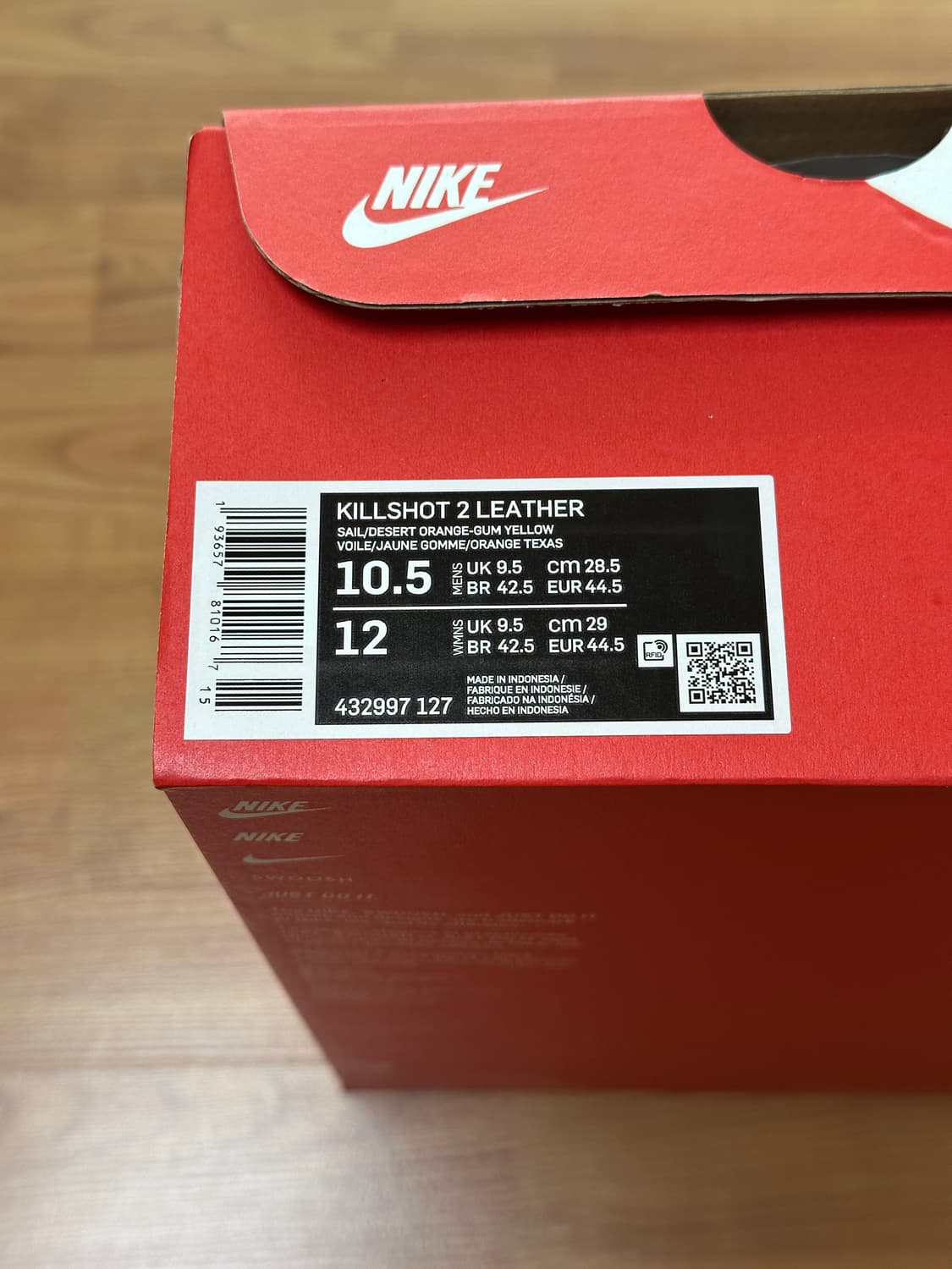 [상태좋음] 나이키 제이크루 킬샷  데저트 오렌지 US10.5 상품이미지7