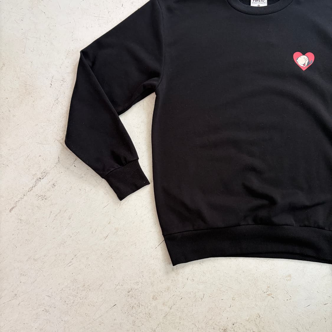 POPEYE 뽀빠이 오피셜 올리브 오일 빈티지 스웻셔츠 XL 상품이미지4