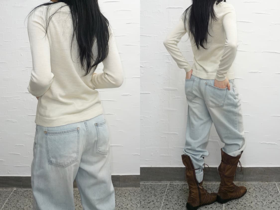 ivory ruffle knit 상품이미지3
