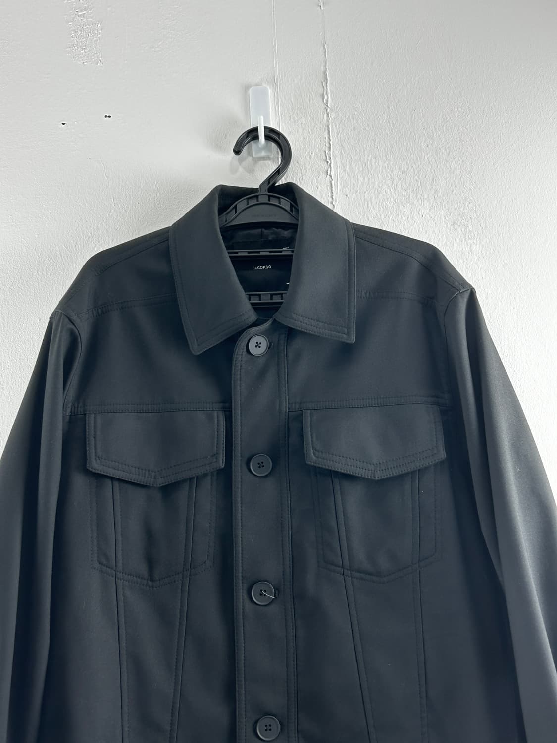 일꼬르소 블랙 트러커 자켓 M 95 상품이미지3