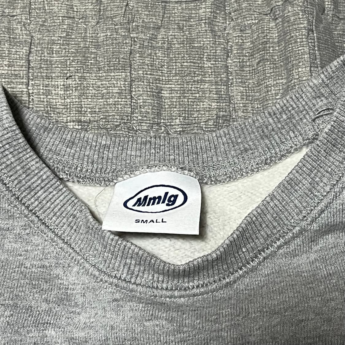 mmlg 엠엠엘지 회색 맨투맨 S 티셔츠 스웨터 그레이 공용 상품이미지2
