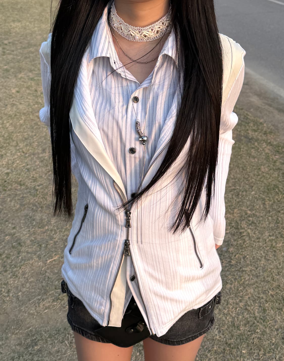 ivory laced remnant choker 상품이미지5