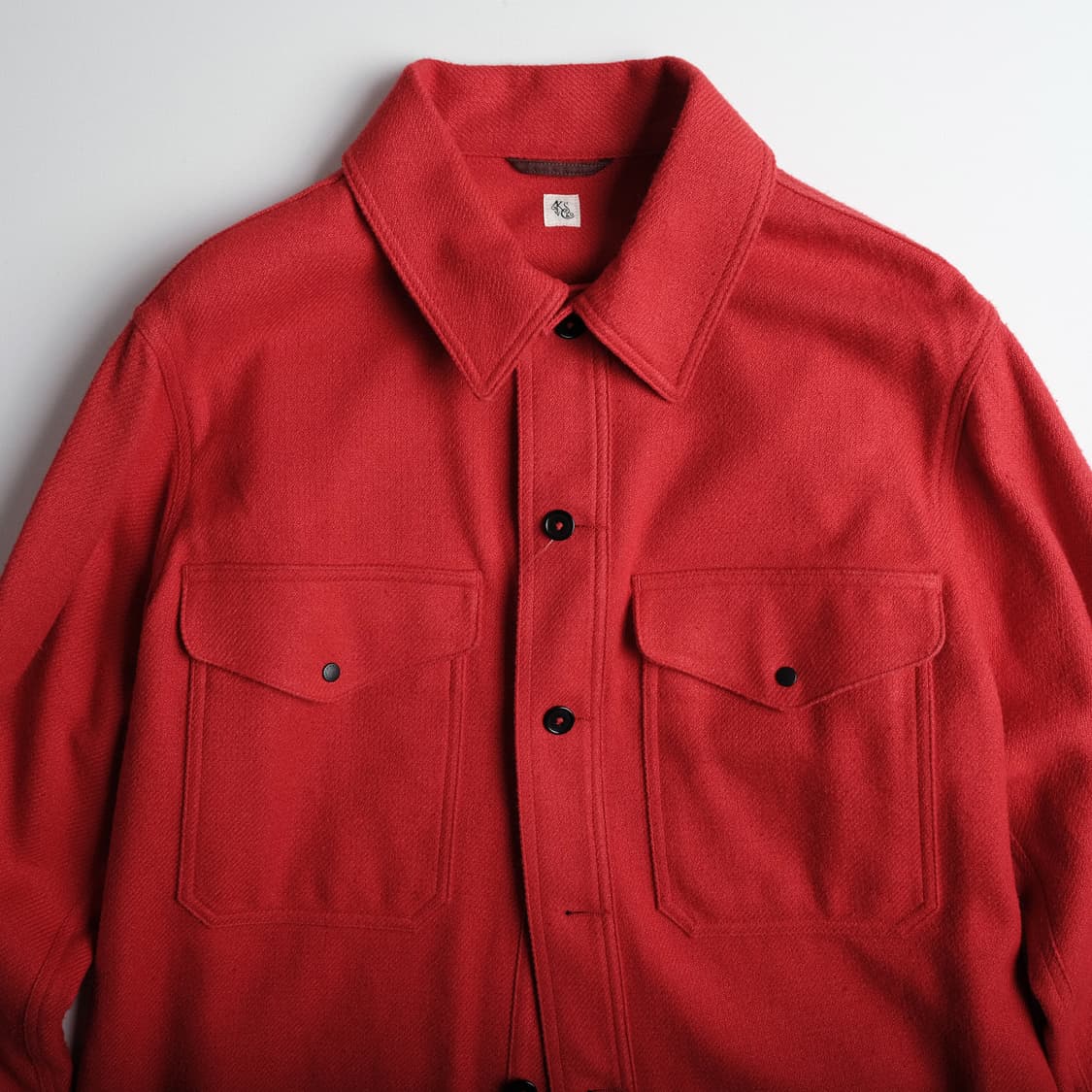 캡틴선샤인 코튼 실크 크루저 자켓 레드 38(103-105)사이즈 상품이미지5