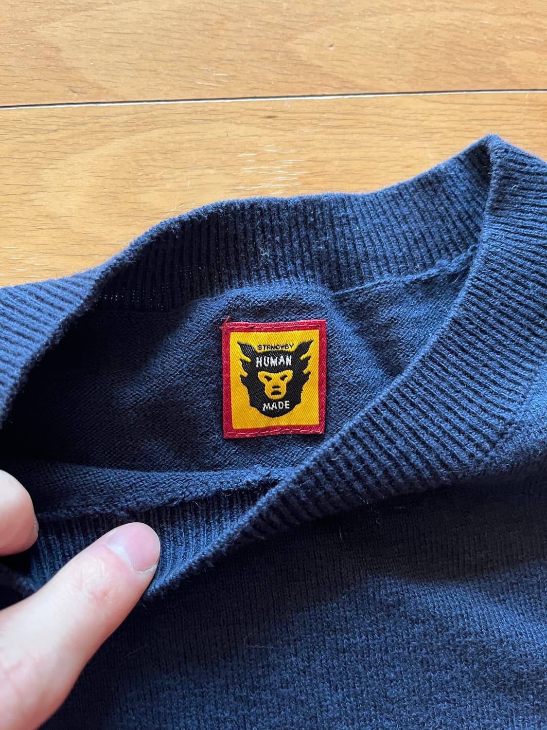 휴먼메이드 human made 하트 로고 니트 dry alls 상품이미지2