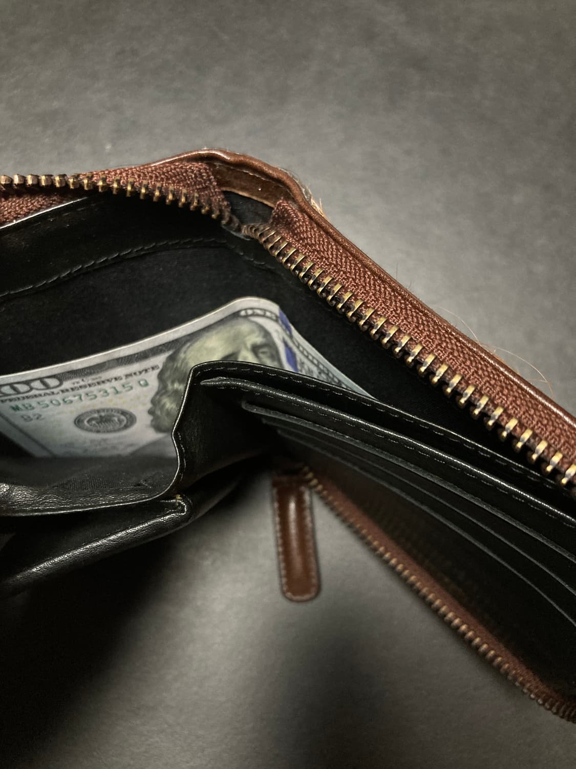 truffle leather wallet 상품이미지4