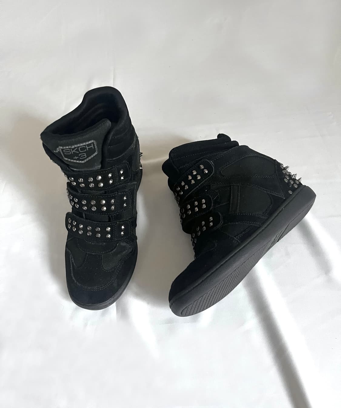 Skch 스터드 웨지힐 하이탑 상품이미지8