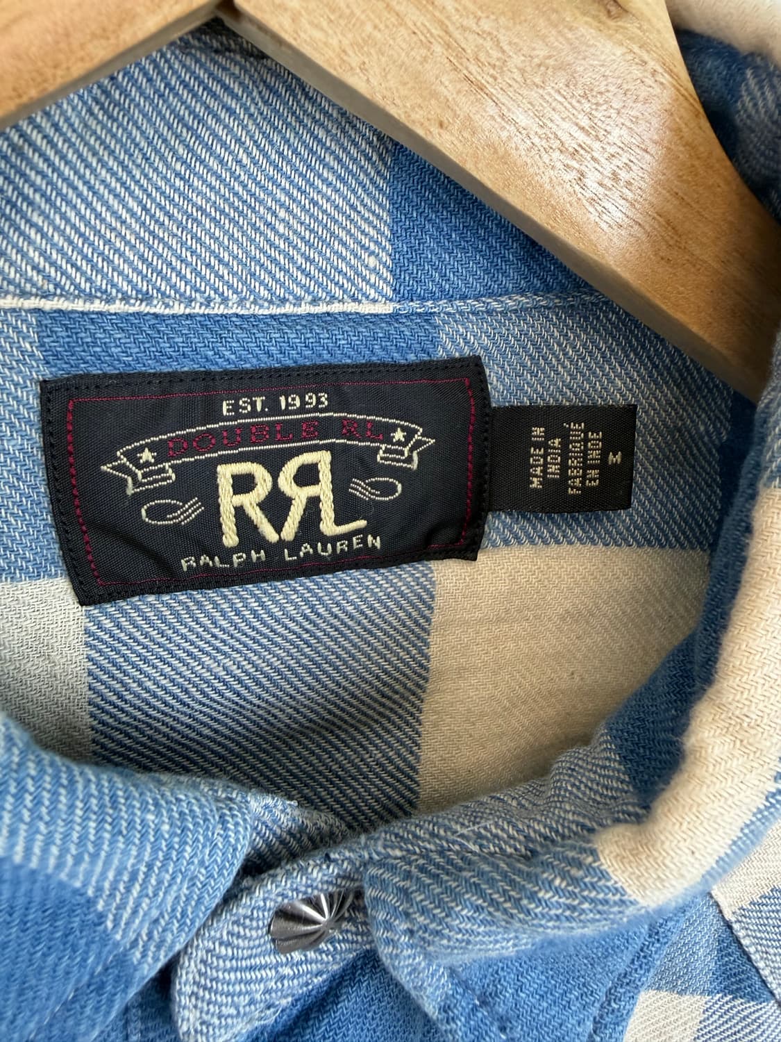 [RRL] 더블알엘 버팔로 웨스턴 플란넬 셔츠 플레이드 (변요한 착용) 상품이미지2