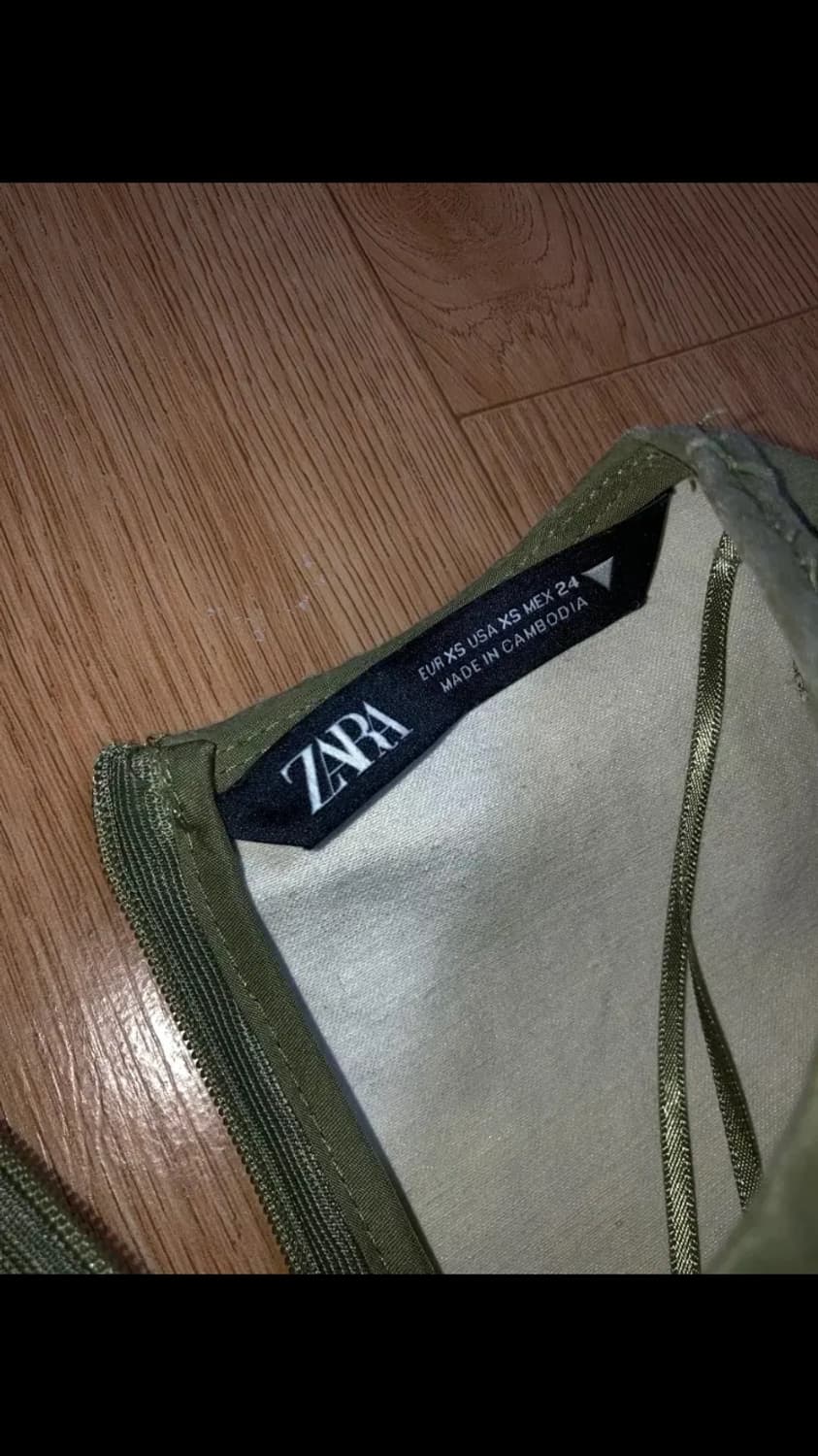 자라 ZARA 민소매 벨티드 원피스 상품이미지5