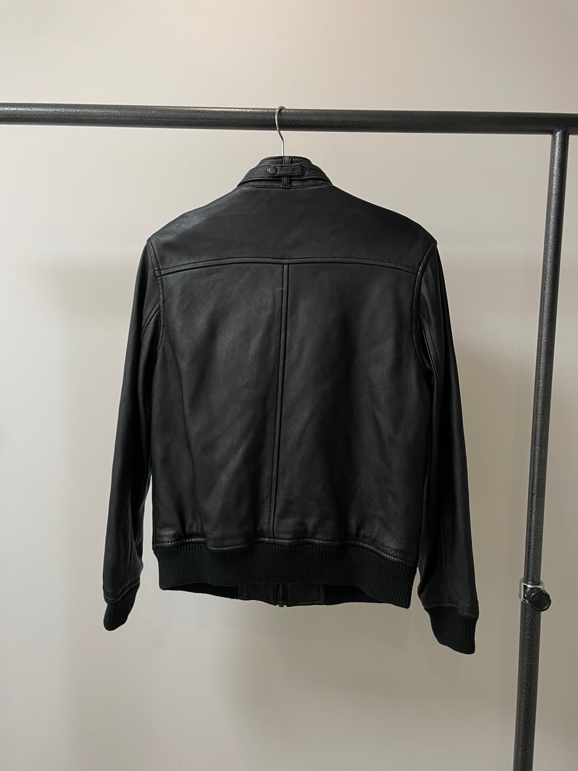 (100) Hendrix 양가죽 봄버 블루종 자켓 상품이미지3