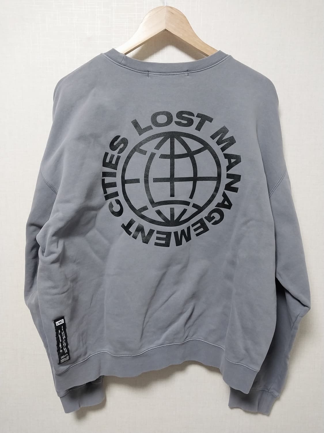 LMC 맨투맨 L 회색 상품이미지3