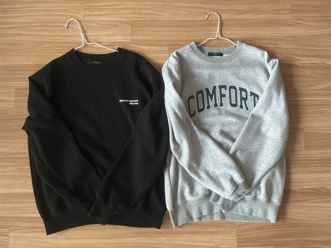 (일괄가격) 맨투맨 탑텐 상품이미지1