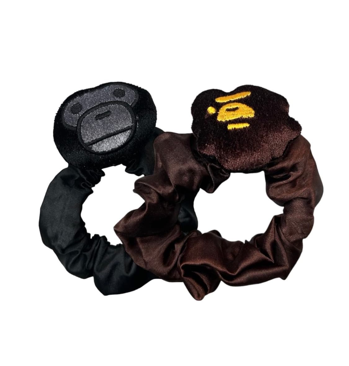 세트) 베이프 bape 베이비 마일로/빅사루 머리끈 스크런치 곱창밴드 상품이미지1