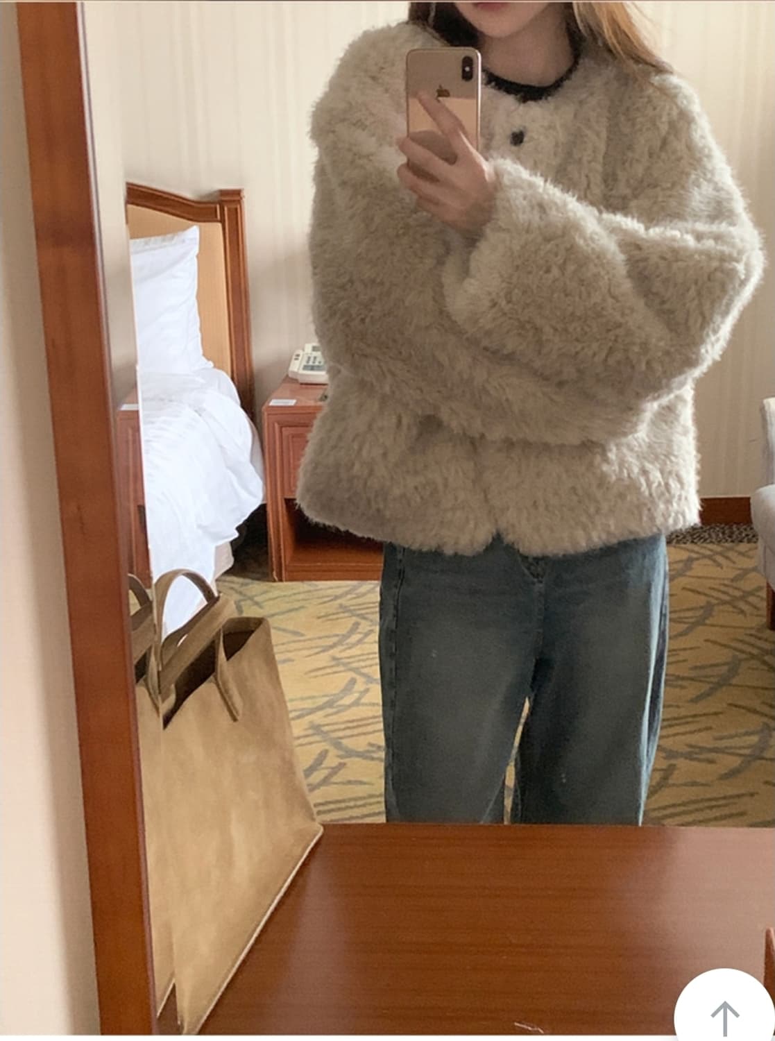 메리어라운드 퍼자켓 상품이미지5