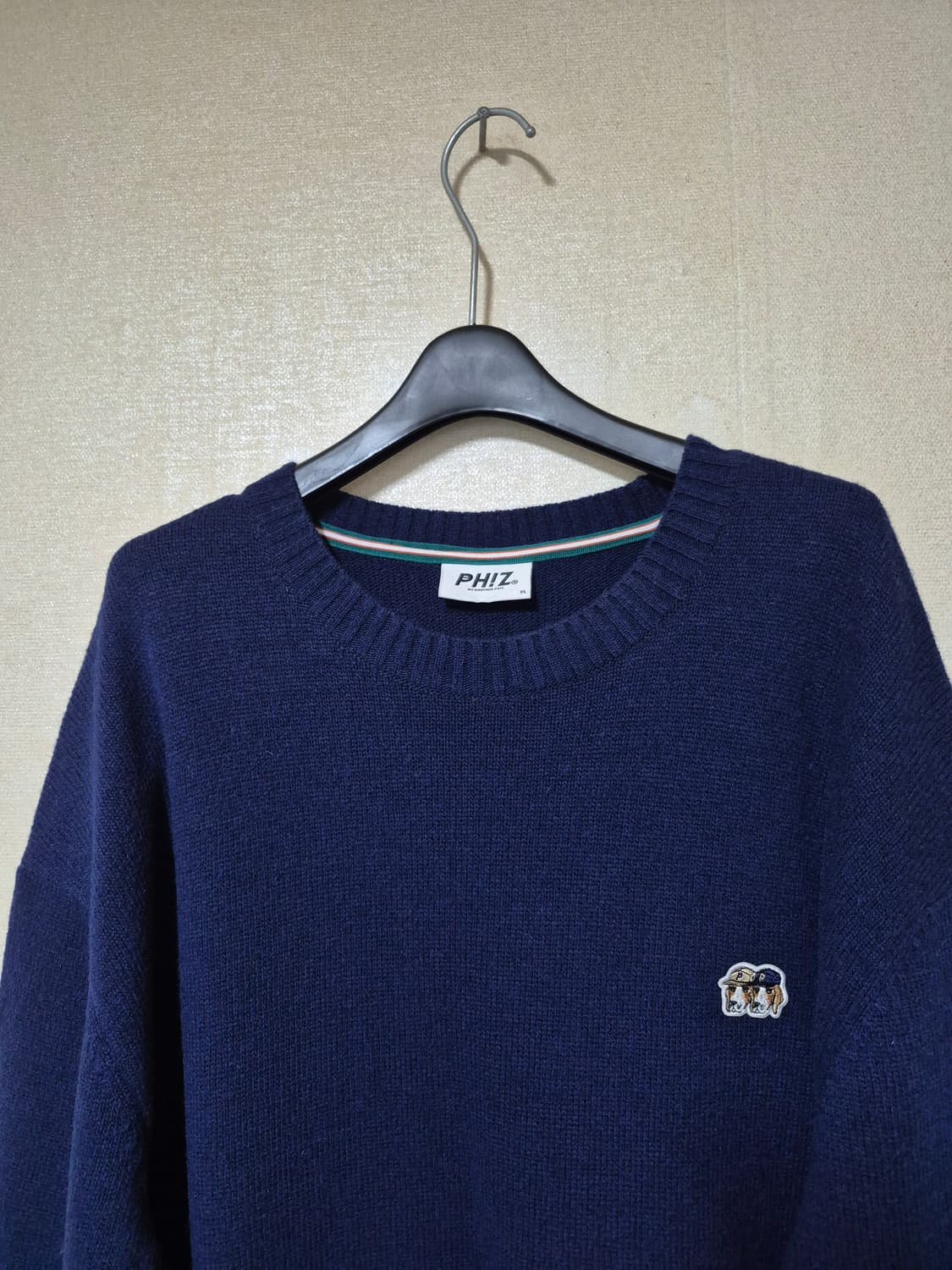 헤지스 피즈 더블로고 니트 상품이미지2