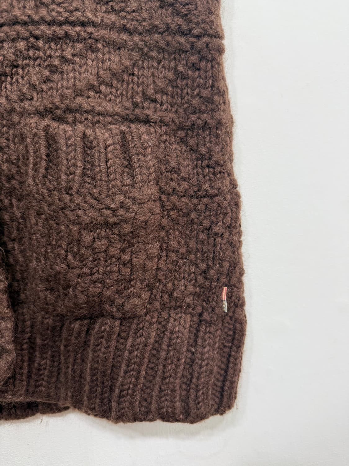 폴로 진스 컴퍼니 브라운 니트 조끼 베스트 L 상품이미지3