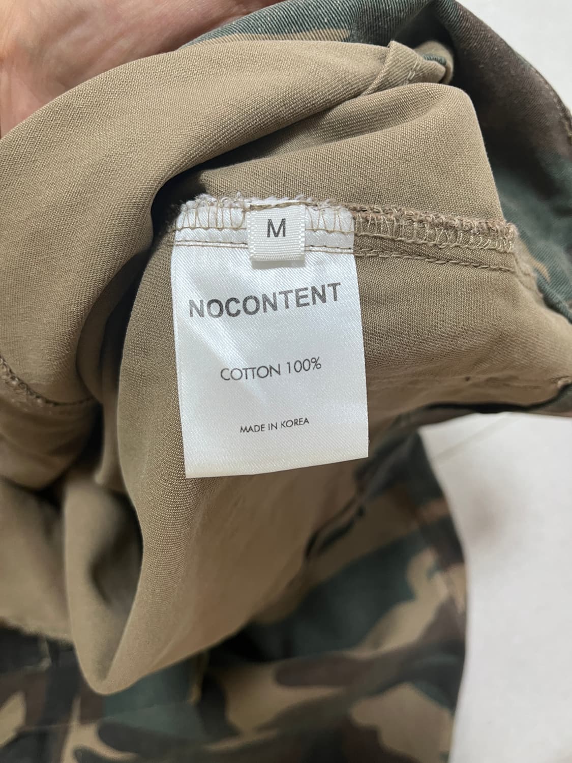 nocontent 노컨텐트 카모 스커트 상품이미지5